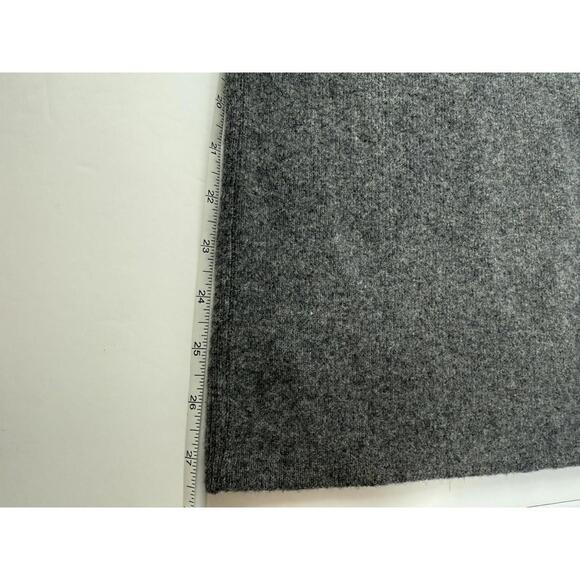 New 100% Merino Knit Wide Leg Pants Long‎ Drawstring, Gray  M - Picture 7 of 9